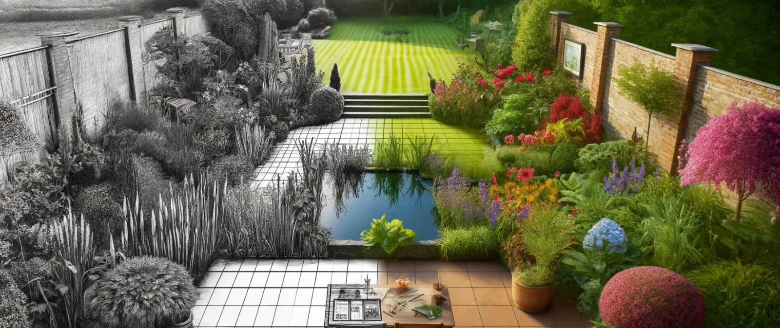 Landscaping design service near Bishops Stortford