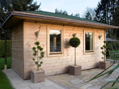 Outdoor garden room Hertfordshire